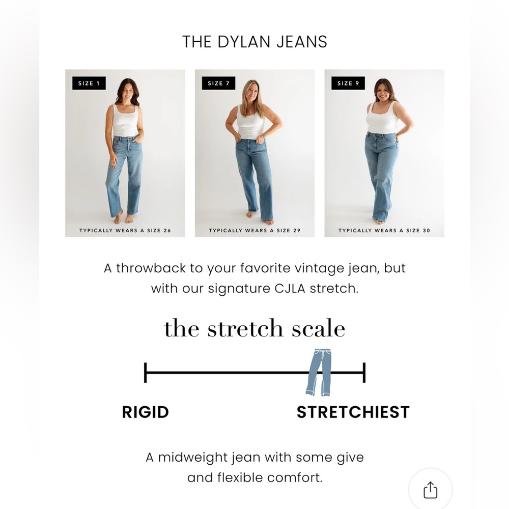 NWT Size 13 CJLA Dylan Jeans - Picture 3 of 4